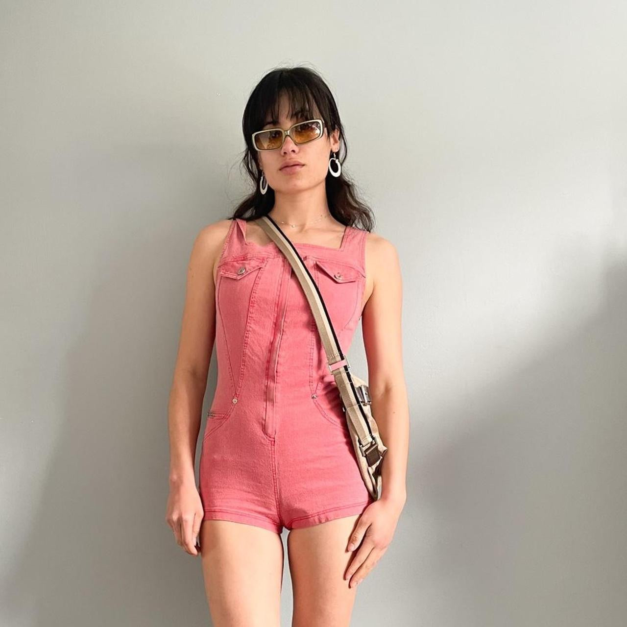 Fendissime Vintage red romper playsuit