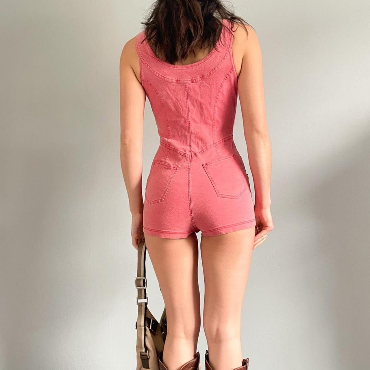 Fendissime Vintage red romper playsuit